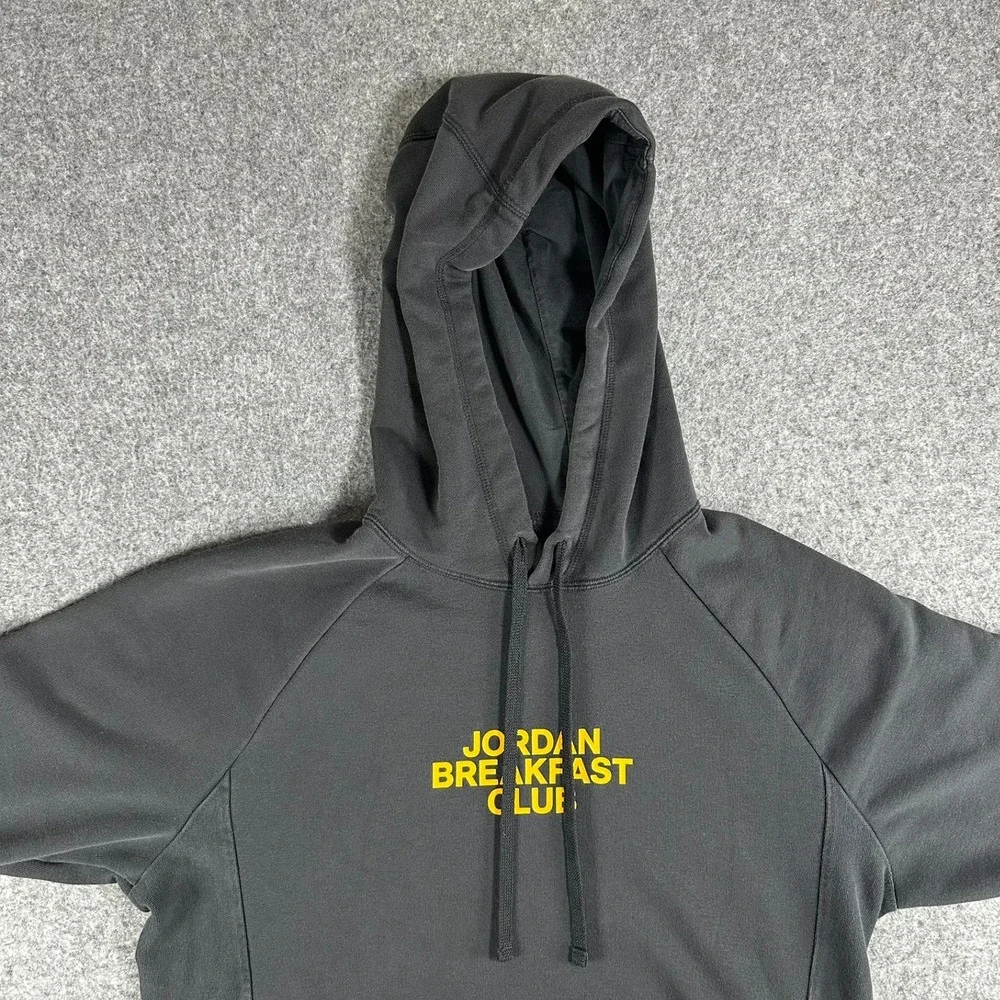 Jordan Breakfast Club Men's Small‎ Black Hoodie Pullover Training Activewear